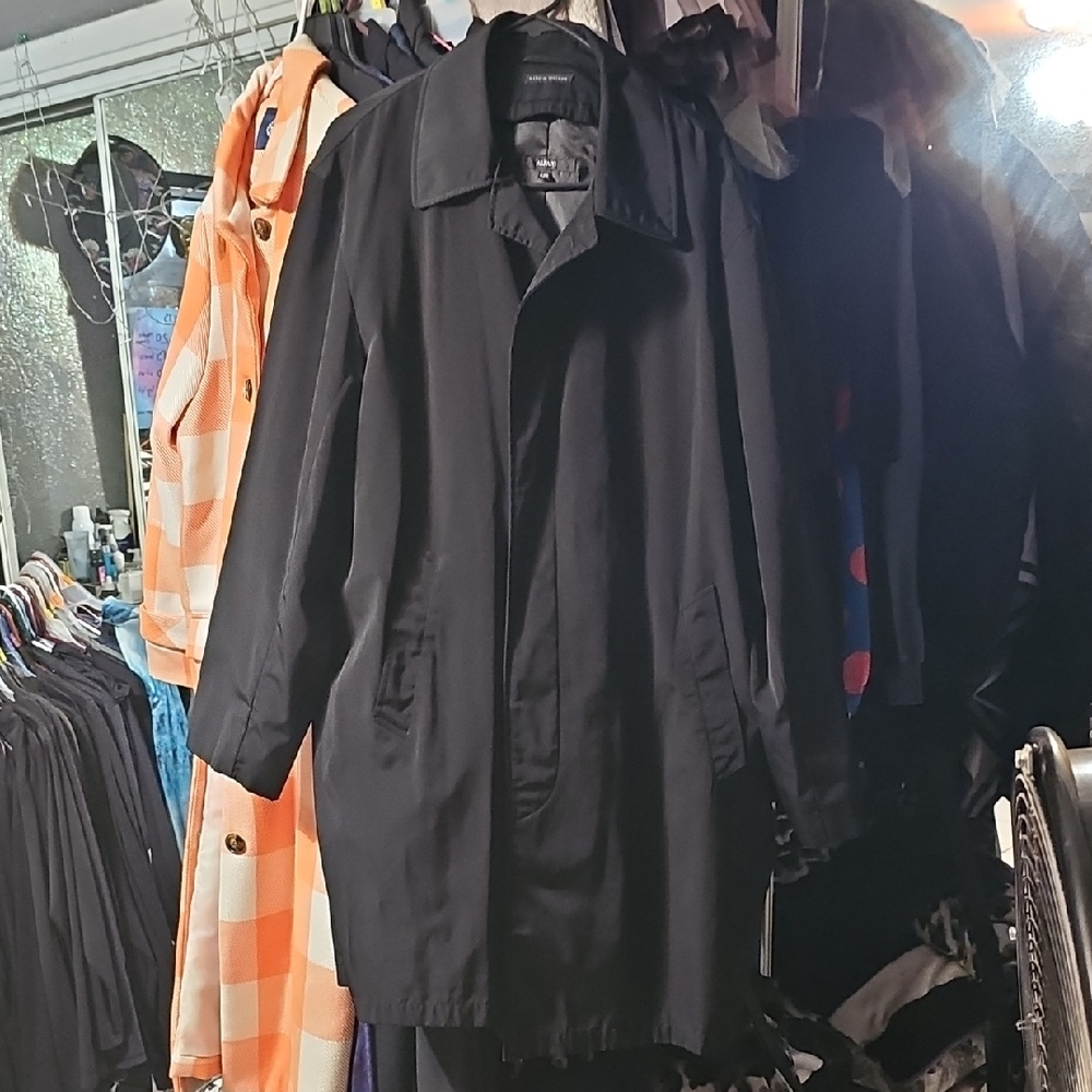 Alfani Men's Black Trench Coat